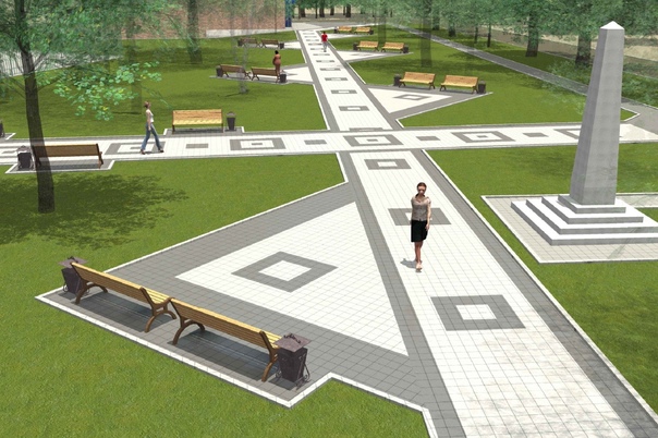 До 1 октября в станице Ивановской благоустроят центральный парк.